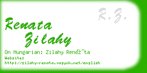 renata zilahy business card